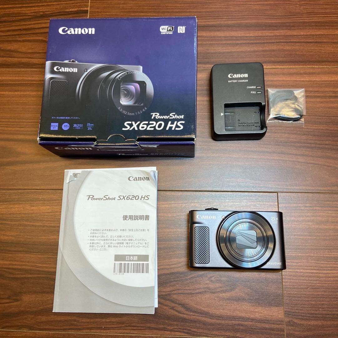 Canon PowerShot SX620 HS ブラック 3040 Canon PowerShot SX620 HS Black 3040 From Japan 742880766279