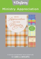 Card-Boxed-Ministry Appreciation-Thanks (Box Of 12)