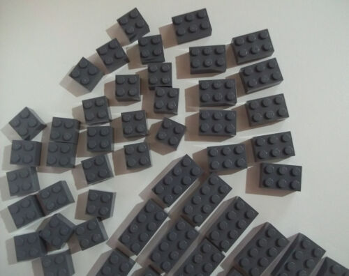 Lego dunkel bläulich graue Steine x61 - Bild 3 von 3