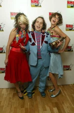 Har Mar Superstar holds his award for Rock and Roll Man of the Ye- 2004 Photo
