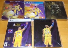 NBA 2K21 Mamba Forever PS5 & PS4 and Ghost Recon Breakpoint STEELBOOK Game LOT