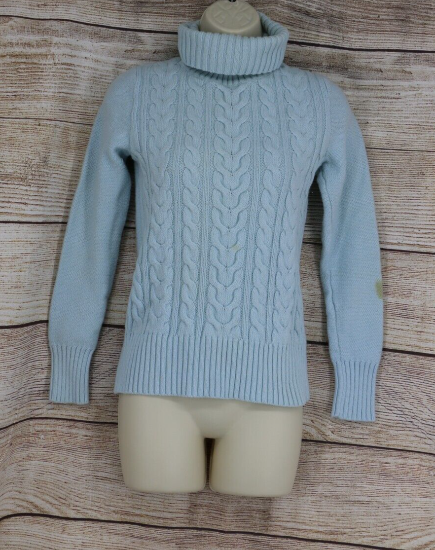 VINTAGE Merona Womens Size Small Ribbed Knit Turtleneck Sweater