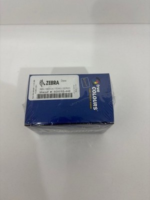 Zebra 800015-448, Full Color Ribbon w/ Extra Black Panel