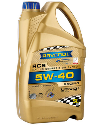 RAVENOL RCS Racing Competition Synto SAE 5W-40 Motoröl 5 Liter Motorsport Öl