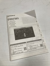 Roland V-02HD MK II Video Mixer Streaming instructions guide manual Paper copy