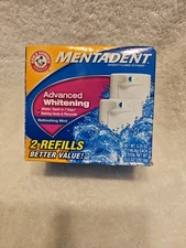 Mentadent Advanced Whitening Toothpaste, Refreshing Mint 2 Refills/5.25 oz. each