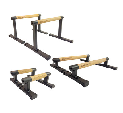 Konvolut 3 x Parallettes mit Holzgriffen für Callisthenics 20£ Rabatt!