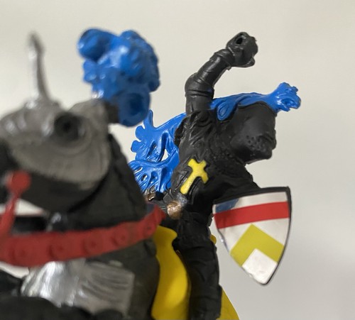 Vtg 1971 Lot 2 Deetail Knights Horse Made England Medival Crusader - Picture 20 of 21