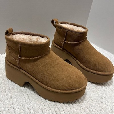 UGG Classic Ultra Mini Heights Platform Ankle Boots Size 9 Women