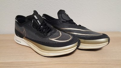Nike Men's ZoomX Streakfly Low Black Metallic Gold Sz US12 DJ6566
