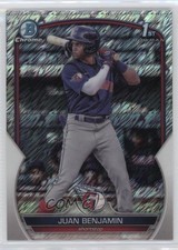 2023 Bowman Chrome Prospects Shimmer Refractor Juan Benjamin #BCP-151 04y8