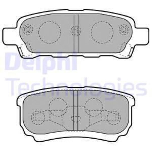 Delphi BremsbeläGe Hinten FüR Mitsubishi Lancer VII Jeep Patriot Compass-image