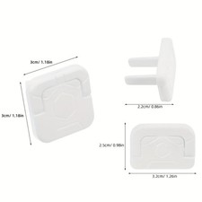 Child-Safe Practical Lightweight Portable 10-Pack 3-Hole Socket Protector Covers