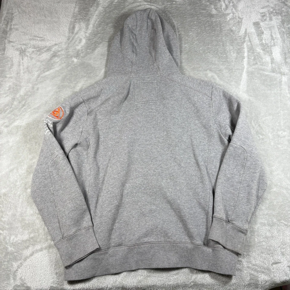 Ralph Lauren RLX Sudadera con Capucha Para Hombres XL Gris Cremallera Completa Everest Khumbu Bordado Foto 2 de 4