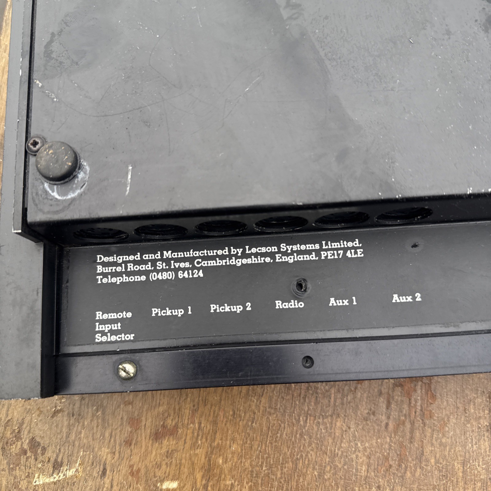 Vintage Lecson British AC1 Pre Amplifier Stereo Pre Amp Hifi Unit RARE Untested