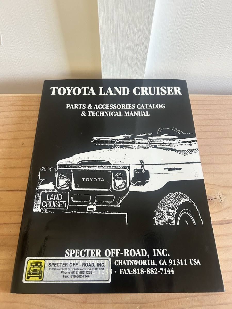専用ページ Specter Off Road Toyota Land Cruiser 1964 Parts Access Catalog
