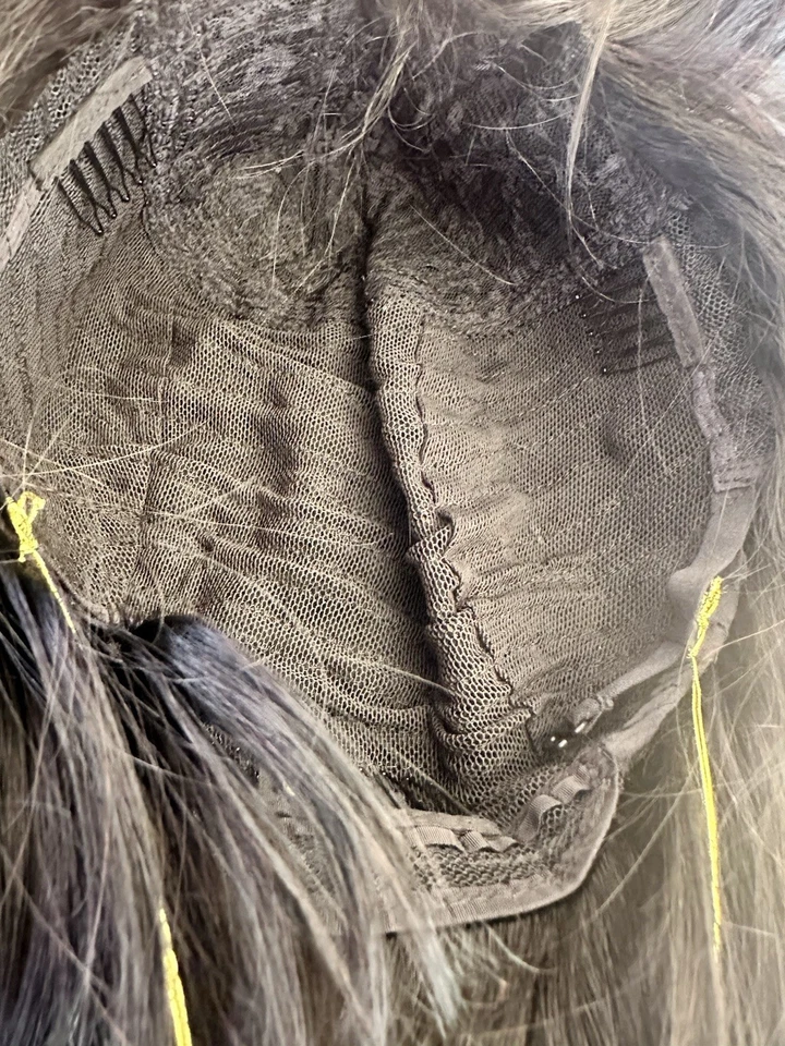 Peruca curta 100% cor natural humana - Imagem 4 de 4