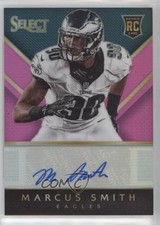 2014 Panini Select Rookie Fuchsia Prizm 167/199 Marcus Smith #RA-MS Auto 2qw