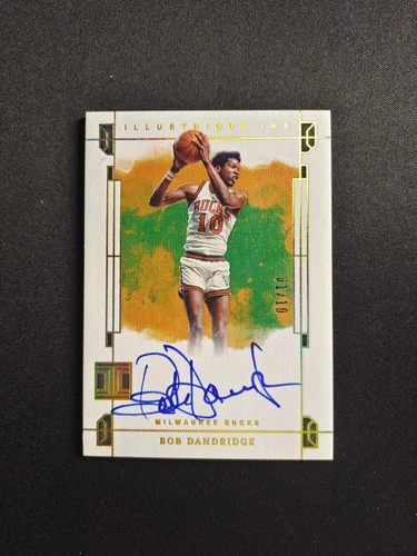 2023-24 Panini Impeccable Bob Dandridge 1/10 Illustrious Ink Auto Gold XV44