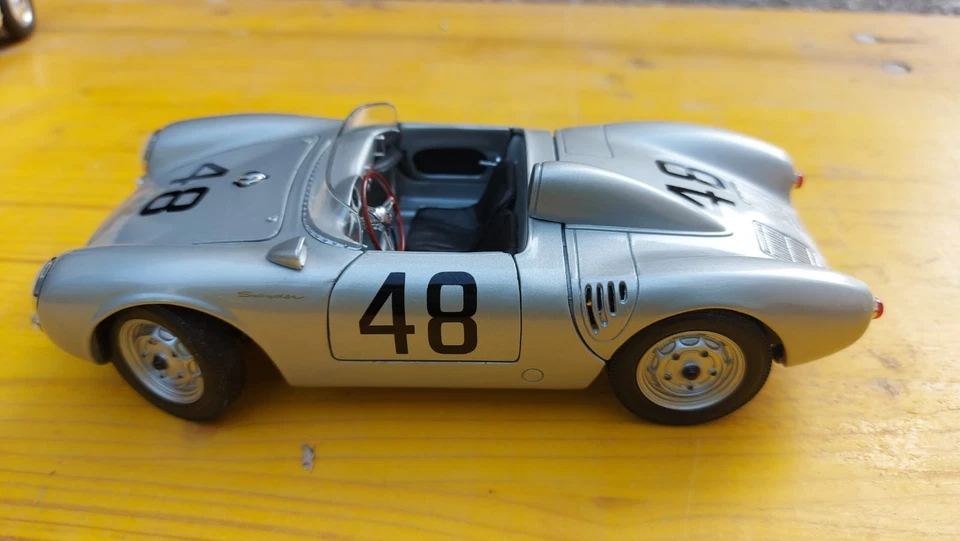 MODELLINO PORSCHE 550 A SPYDER Maisto 1/18 - Auto Storica #48 - Immagine 4 di 4