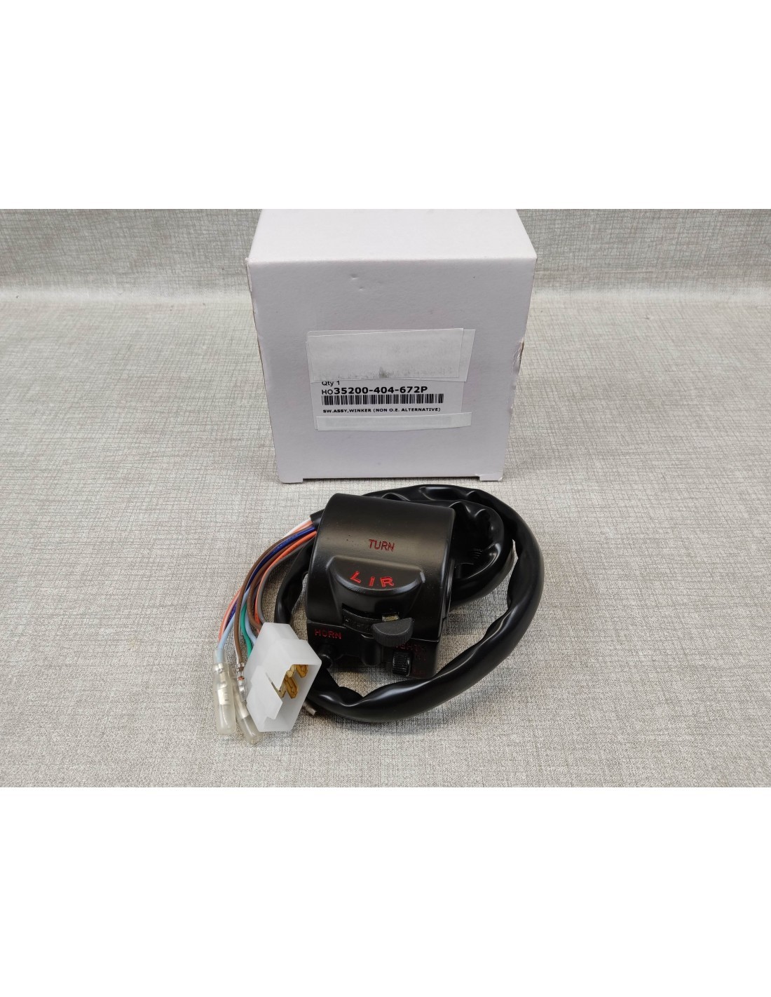 Commodo gauche métallique haute finition pour Honda CB750 K7 et CB550 K3