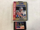 Tecmo Super Bowl (Sega Genesis, 1993) No Manual Tested B