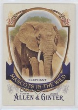 2016 Topps Allen & Ginter Mascots In The Wild Elephant #MIW-8 tr4