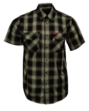 DIXXON FLANNEL MEN’S M "SPRINGWOOD SLASHER" HORROR SERIES BAMBOO SHIRT  NEW