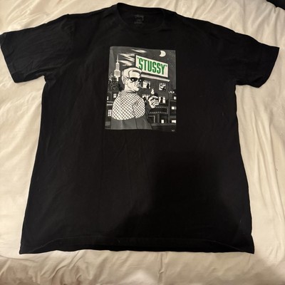 Stussy x Daniel Clowes Graphic T-Shirt XXL Black Comic Print