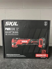 New SKIL PWRCORE 12v Brushless Oscillating Multi Tool Kit W/ Battery & Charger