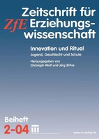 Innovation Und Ritual Jugend, Geschlecht Und Schule JöRg Zirfas (U. A.) Buch