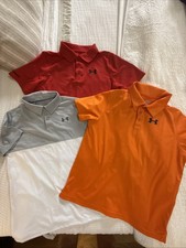 Boys Underarmour Collared Shirts - Lot Of 3, Two Large, One XL