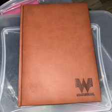 Rare Leather Whataburger Notebook Made In Ita...