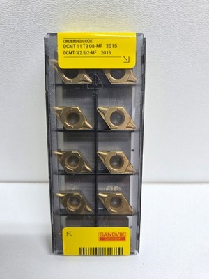 10x Sandvik DCMT 11 T3 08-MF 2015 Wendeschneidplatten Carbide Inserts Neu