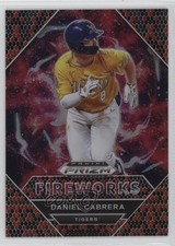 2020 Panini Prizm Draft Picks Fireworks Snakeskin 16/15 Daniel Cabrera Auto xr1