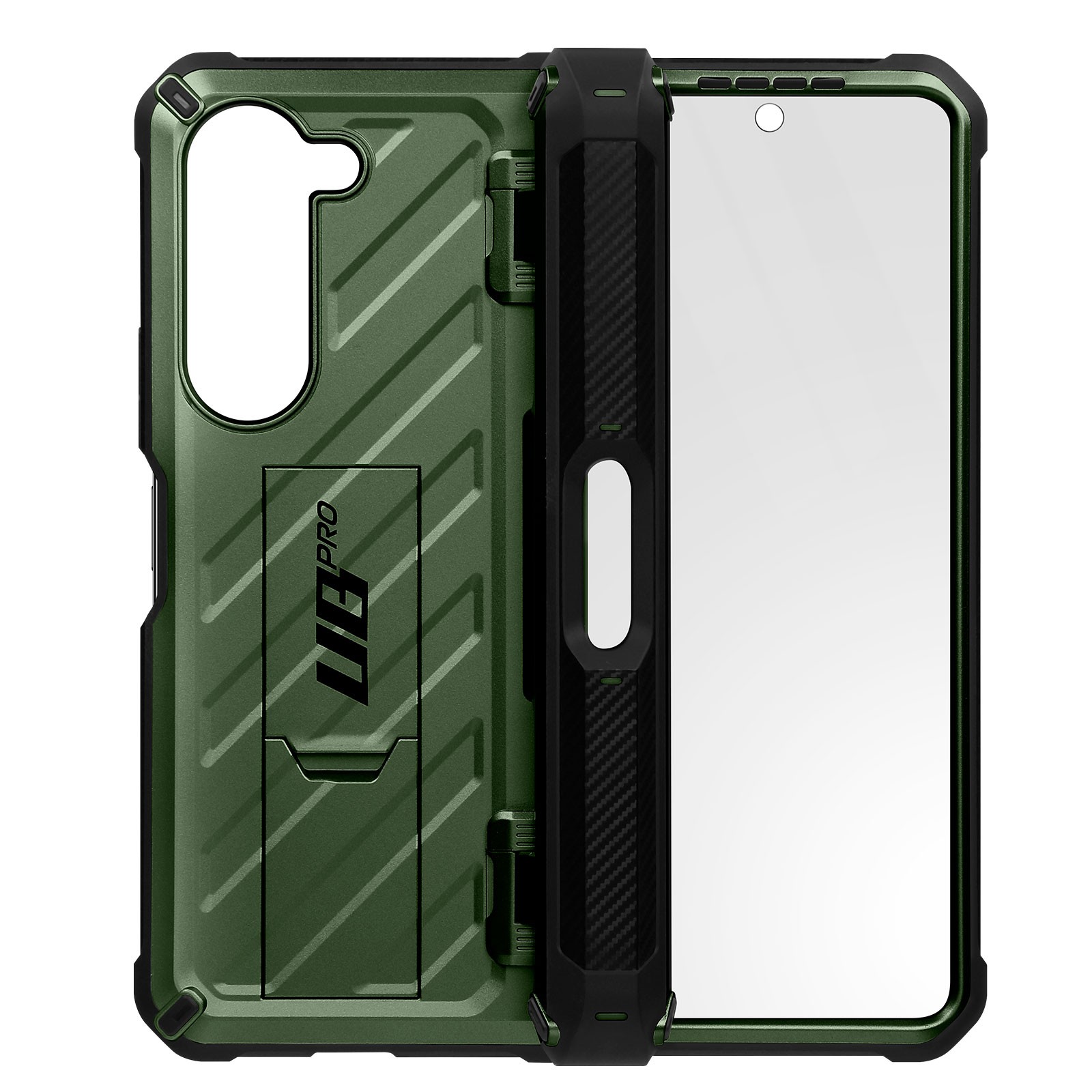 Coque Samsung Z Fold 5 Antichoc avec Béquille de Visionnage Vert Supcase UB Pro