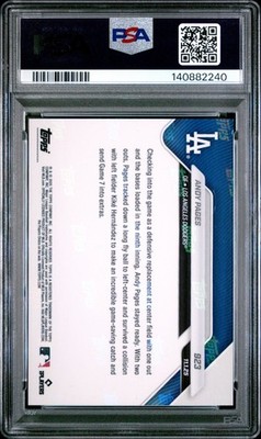 2025 Topps Now Andy Pages #923 Dodgers World Series Kike Hernandez 