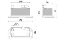 Mahle CLC 349 000P ÖL KüHler, MotoröL FüR Volvo