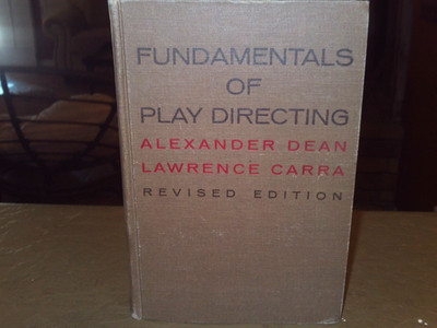 FUNDAMENTALS OF PLAY DIRECTING REVISED DEAN & CARRA HARDCOVER MISSING DJ 1965