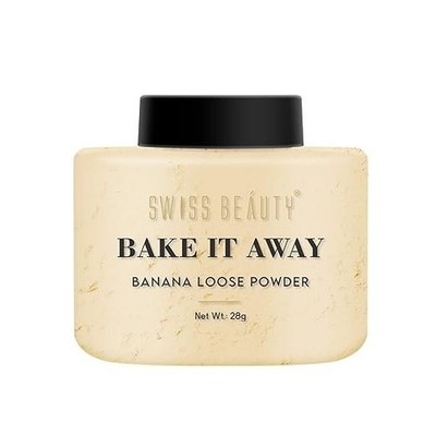 SWISS BEAUTY Bake It Away Makeup Natural Loose Powder | Lightweight Setting Powd