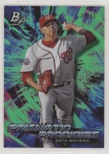 2018 Bowman Platinum Prismatic Prodigies Green 31/99 Seth Romero #PPP-31 0c6