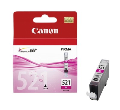 Original Canon CLI-521M Magenta Tintenpatrone Pixma MP550 MP560 MP620 MP630 MP640