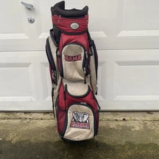 Alabama Crimson Tide Cart Golf Bag Team Resort 8 Dividers Great Condition SEE