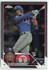 Elier Hernandez RC 2023 Topps Chrome Update Texas Rangers #USC135
