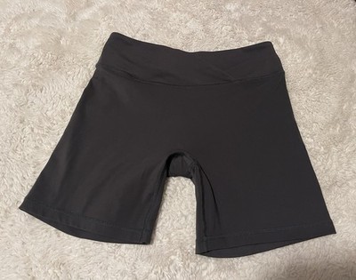 Oner Active UnifiedMove Wrap Shorts L Coal Gray Crossover Waist Gym Biker 6''