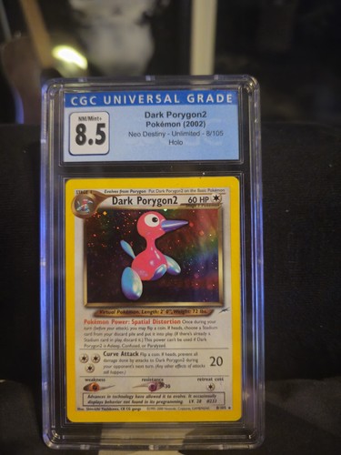 Dark Porygon2 (Unlimited) graded CGC 8.5 for sale on eBay