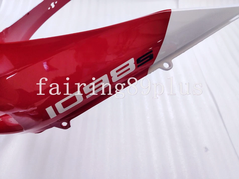 Black Red White ABS Injection Fairing Kit for Ducati 1098 2007-2011 - Изображение 3 из 4