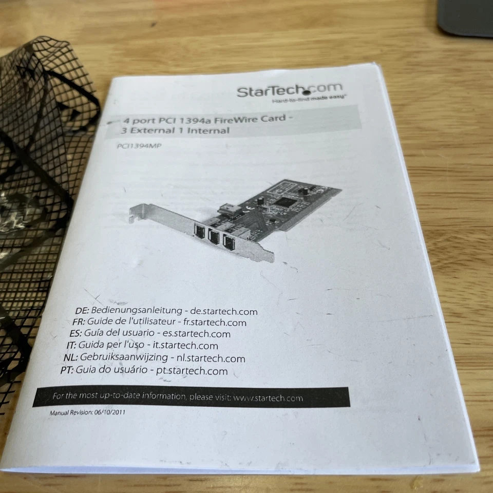 4 port 1394a FireWire Adapter Card - 3 External 1 Internal - Image 3 of 4