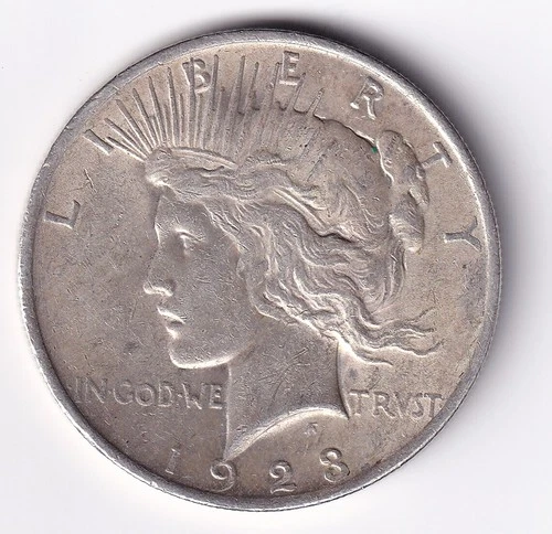 1923 Peace Silver Dollar $1 Coin 90% Silver n.19