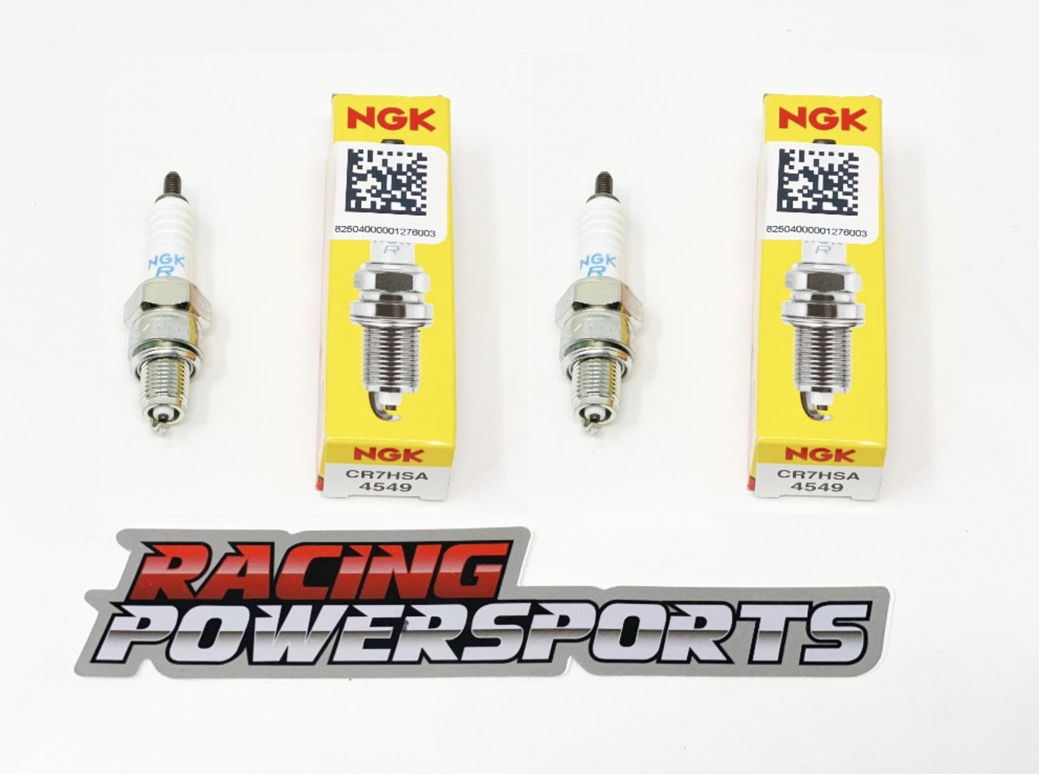 NGK Spark Plug 4549 CR7HSA x2